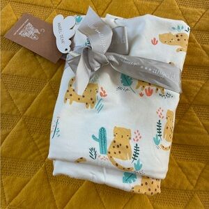 Angel Dear Baby Bamboo Blanket Cheetah Desert Print NWT